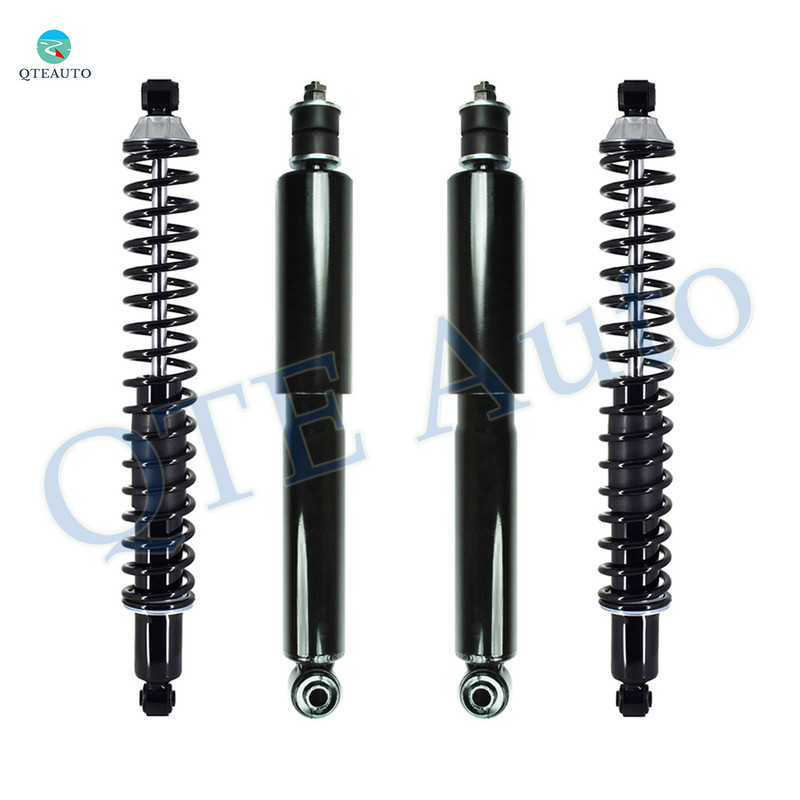 Set of 4 Front Shock Absorber-Rear Complete Shock Absorber Kit For 1980-1989 Ford F-150 High Performance Monotube Upgrade
