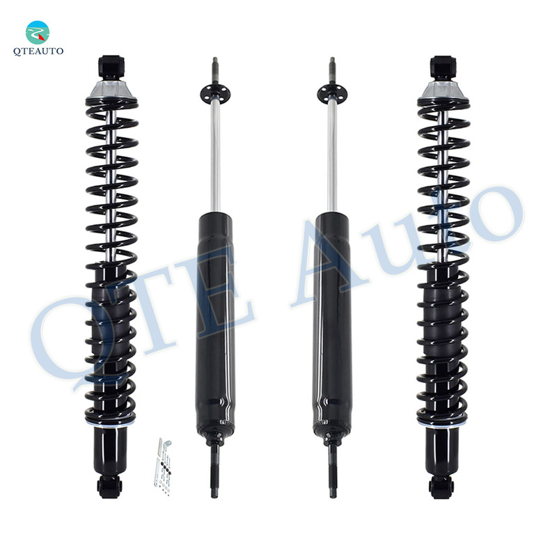 Set of 4 Front Steering Damper-Rear Complete Shock Absorber Kit For 1980-1989 Ford F-150