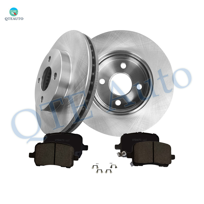 Set of 6 Front 256.05mm Brake Disc Rotors-Ceramic Brake Pad Kit For 2004-2007 Saturn ION Set of 6 Front 256.05mm Brake Disc Rotors-Ceramic Brake Pad Kit For 2004-2007 Saturn ION