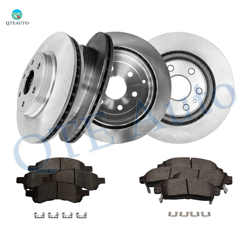 Set of 12 Front 325mm-Rear 331mm Brake Disc Rotors-Ceramic Brake Pad Kit For 2007-2016 GMC Acadia Set of 12 Front 325mm-Rear 331mm Brake Disc Rotors-Ceramic Brake Pad Kit For 2007-2016 GMC Acadia