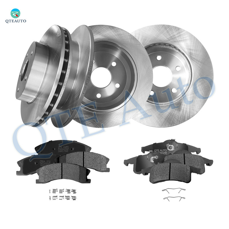 Set of 12 304.8mm Front-Rear Brake Disc Rotors-Ceramic Brake Pad Kit For 1999-2004 Jeep Grand Cherokee Set of 12 304.8mm Front-Rear Brake Disc Rotors-Ceramic Brake Pad Kit For 1999-2004 Jeep Grand Cherokee