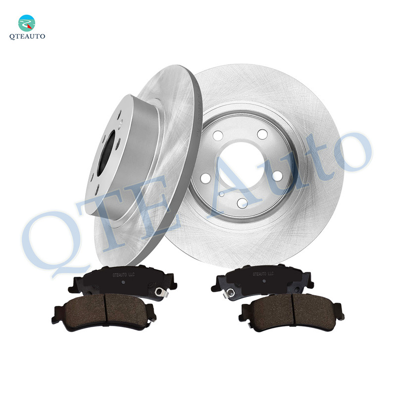 Set of 6 Rear 292.05mm Brake Disc Rotors-Ceramic Brake Pad Kit For 2006-2011 Cadillac DTS D792 7662 Set of 6 Rear 292.05mm Brake Disc Rotors-Ceramic Brake Pad Kit For 2006-2011 Cadillac DTS D792 7662