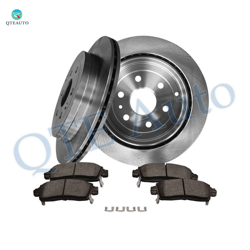 Set of 6 Rear 331mm Brake Disc Rotors-Ceramic Brake Pad Kit For 2007-2010 Saturn Outlook Set of 6 Rear 331mm Brake Disc Rotors-Ceramic Brake Pad Kit For 2007-2010 Saturn Outlook