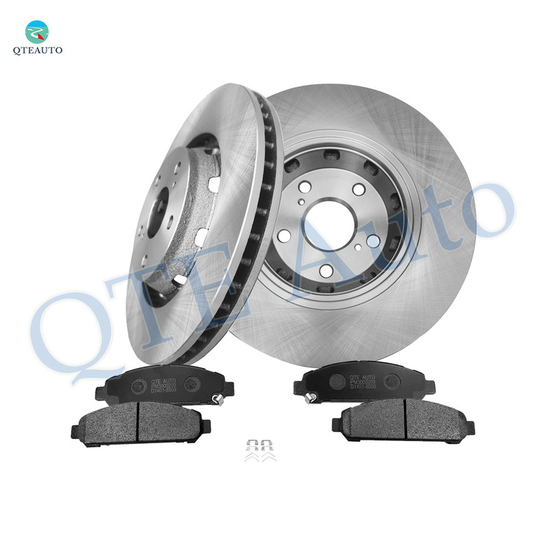 Set of 6 Front 324mm Brake Disc Rotors-Ceramic Brake Pad Kit For 2009-2015 Toyota Venza Set of 6 Front 324mm Brake Disc Rotors-Ceramic Brake Pad Kit For 2009-2015 Toyota Venza