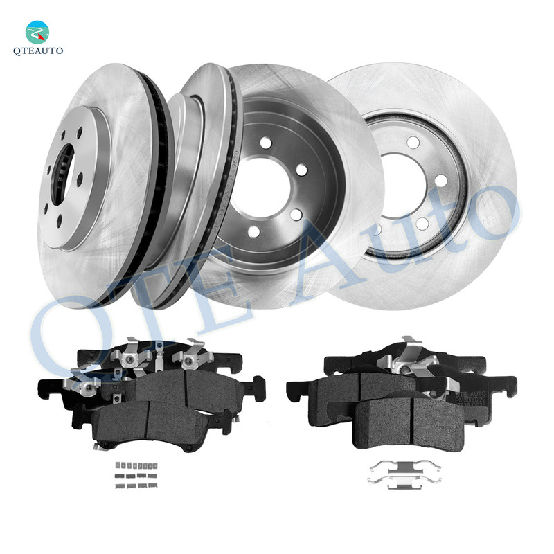 Set of 12 Front 329.95mm-Rear 342mm Brake Disc Rotors-Ceramic Brake Pad Kit For 2003-2006 Ford Expedition Set of 12 Front 329.95mm-Rear 342mm Brake Disc Rotors-Ceramic Brake Pad Kit For 2003-2006 Ford Expedition