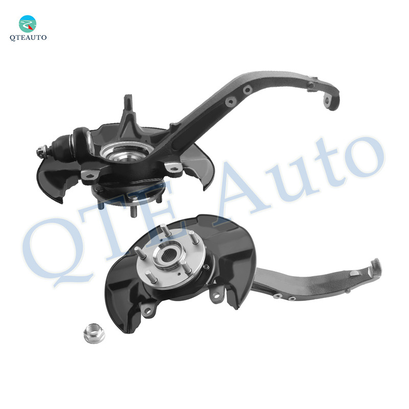 Pair of 2 Front Left-Right Suspension Steering Knuckle & Wheel Hub Bearing Assembly Replacement For 2009-2014 Acura TSX Pair of 2 Front Left-Right Suspension Steering Knuckle & Wheel Hub Bearing Assembly Replacement For 2009-2014 Acura TSX