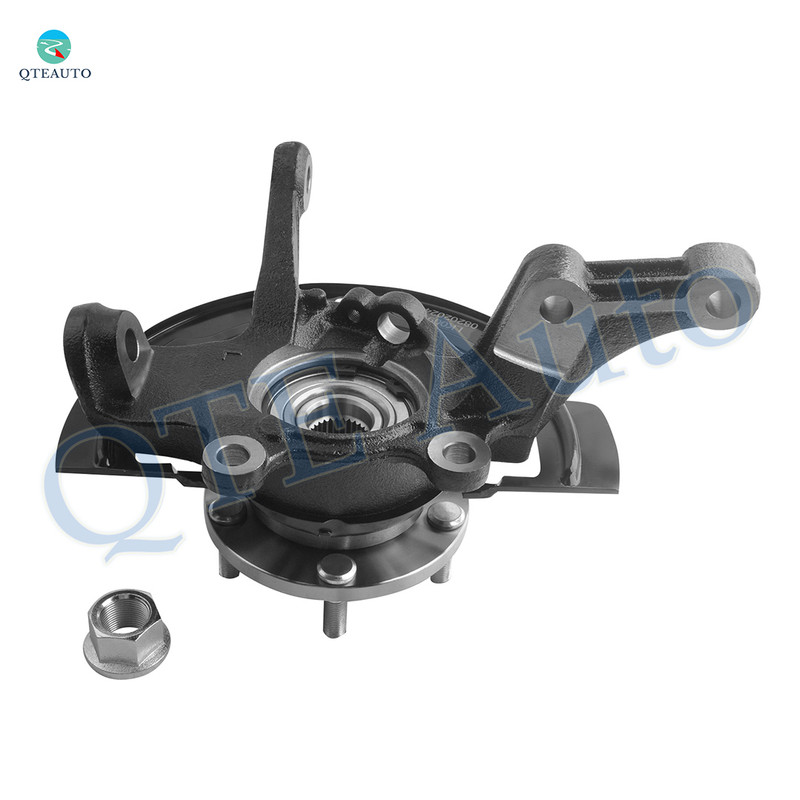 Front Left Suspension Steering Knuckle & Wheel Hub Bearing Assembly Replacement For 2002-2006 Nissan Altima w/ 29 Splines