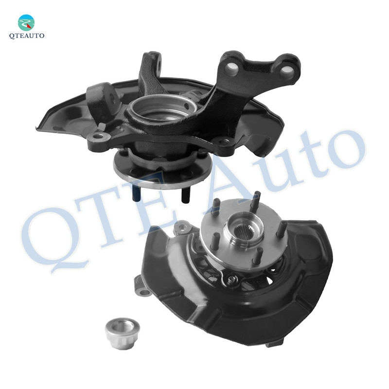 Pair of 2 Front Left-Right Suspension Steering Knuckle & Wheel Hub Bearing Assembly Replacement For 2004-2010 Toyota Sienna FWD Pair of 2 Front Left-Right Suspension Steering Knuckle & Wheel Hub Bearing Assembly Replacement For 2004-2010 Toyota Sienna FWD