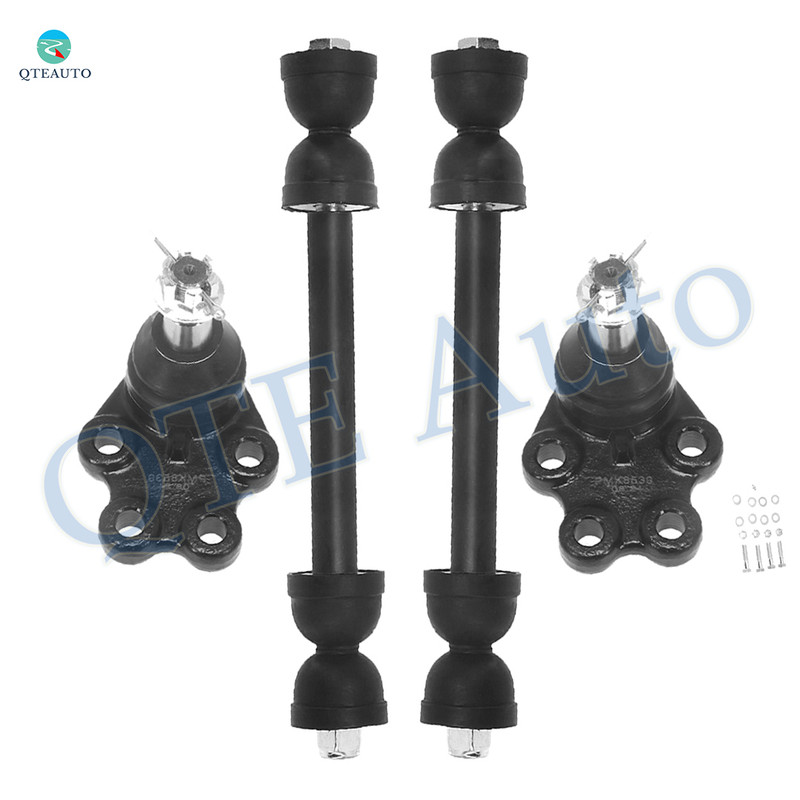 Set of 4 Front Lower Suspension Ball Joint-Sway Bar Link For 1999-2006 Chevrolet Silverado 1500