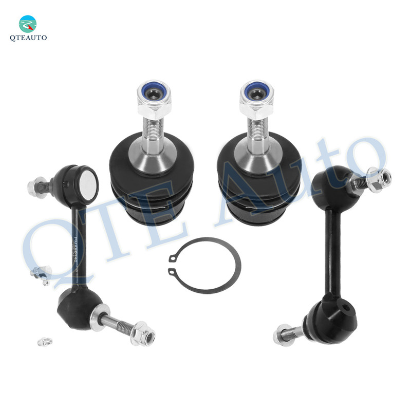 Set of 4 Front Lower Suspension Ball Joint-Sway Bar Link For 2003-2011 Mercury Grand Marquis