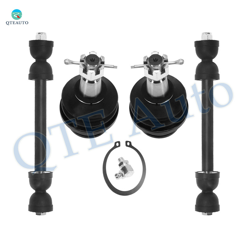 Set of 4 Front Lower Suspension Ball Joint-Sway Bar Link For 2000-2006 Chevrolet Suburban 1500