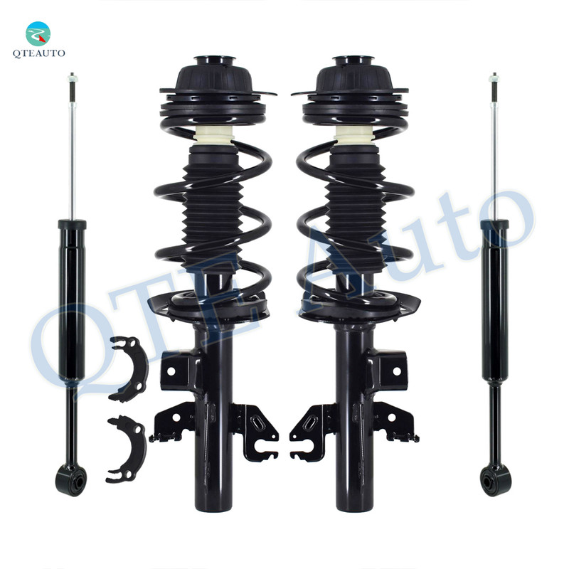 Set Front Quick Complete Strut-Coil Spring-Rear Shock For 2015-2017 Chrysler 200 FWD