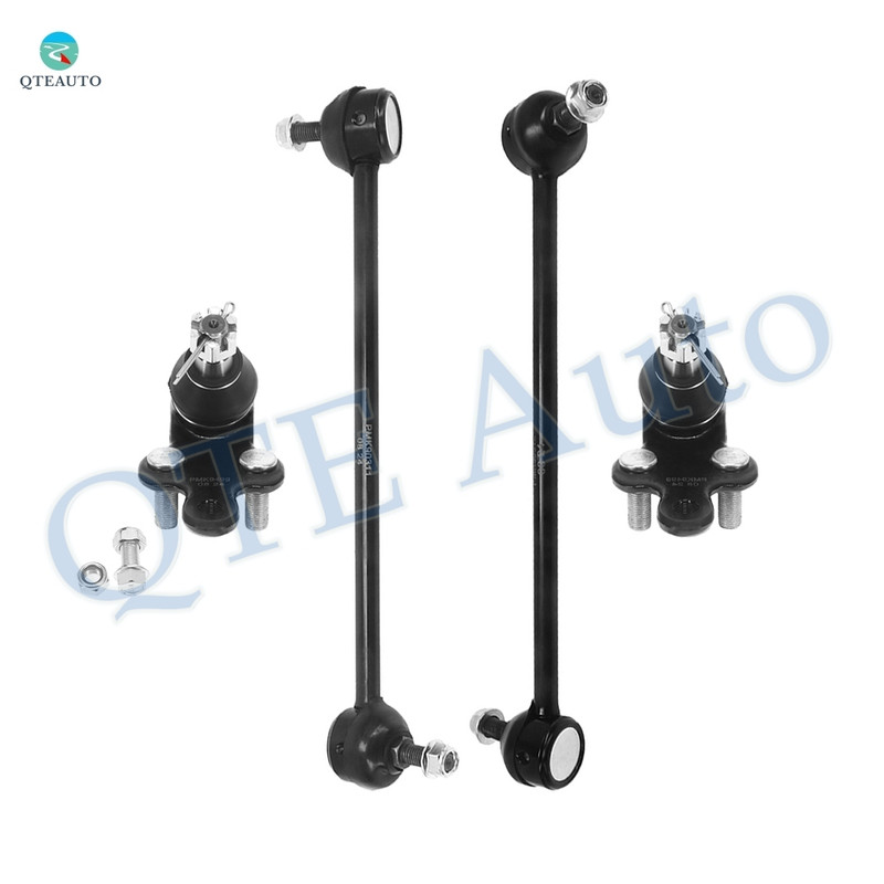 Set of 4 Front Lower Suspension Ball Joint-Sway Bar Link For 1999-2003 Toyota Solara