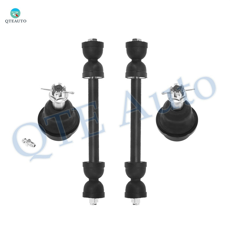 Set of 4 Front Lower Suspension Ball Joint-Sway Bar Link For 2007 GMC Sierra 1500 HD Classic