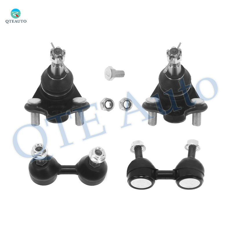 Set of 4 Front Lower Suspension Ball Joint-Sway Bar Link For 1994-1999 Toyota Celica