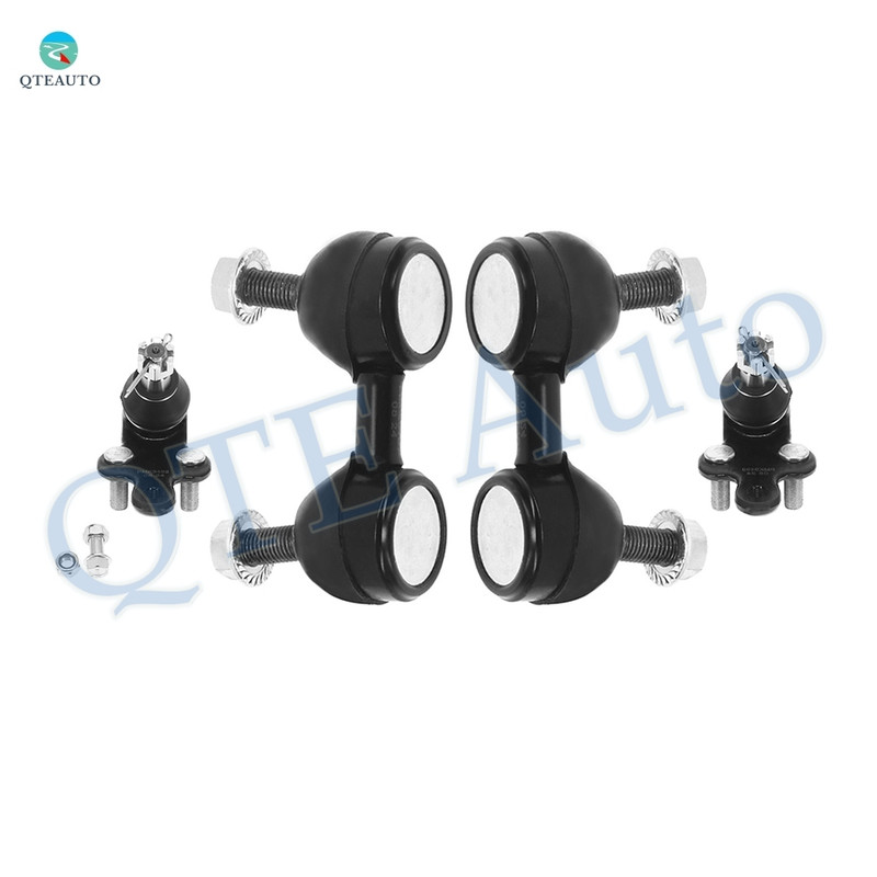 Set of 4 Front Lower Suspension Ball Joint-Sway Bar Link For 1992-1996 Lexus ES300