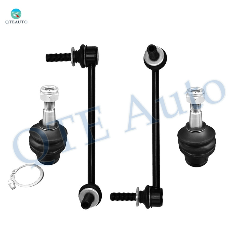 Set of 4 Front Lower Rearward Suspension Ball Joint-Sway Bar Link For 2005-2022 Chrysler 300 Adjustable