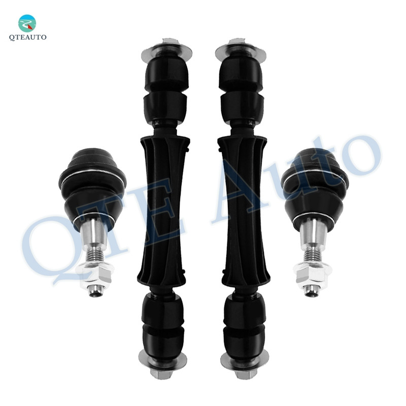 Set of 4 Front Lower Suspension Ball Joint-Sway Bar Link For 2015-2020 Chevrolet Tahoe