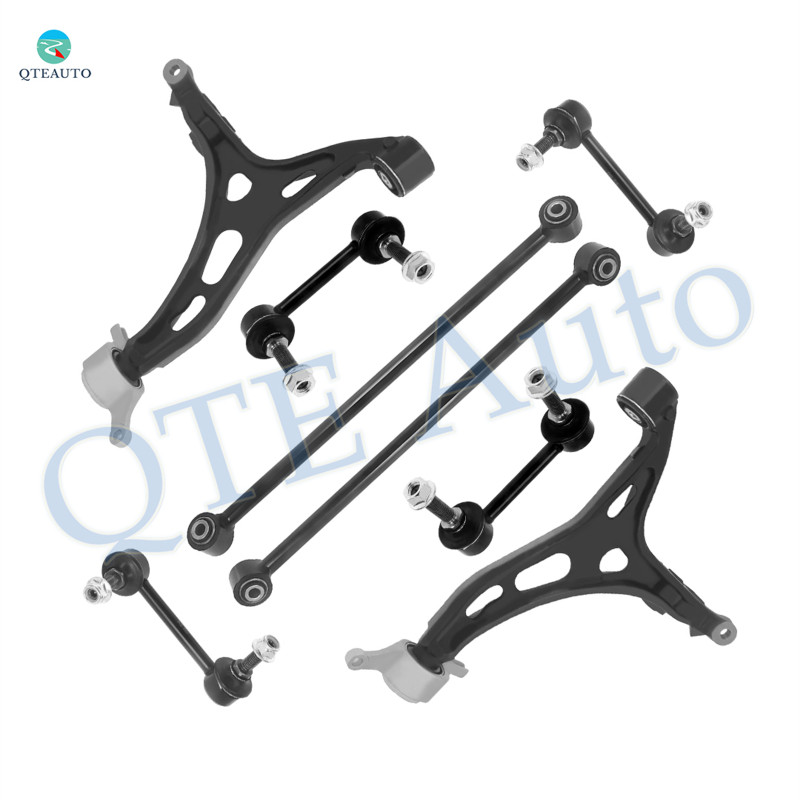 Set of 8 Front Lower Control Arm-Sway Bar Link-Rear Lower Rearward Control Arm-Sway Bar Link For 2011-2015 Jeep Grand Cherokee