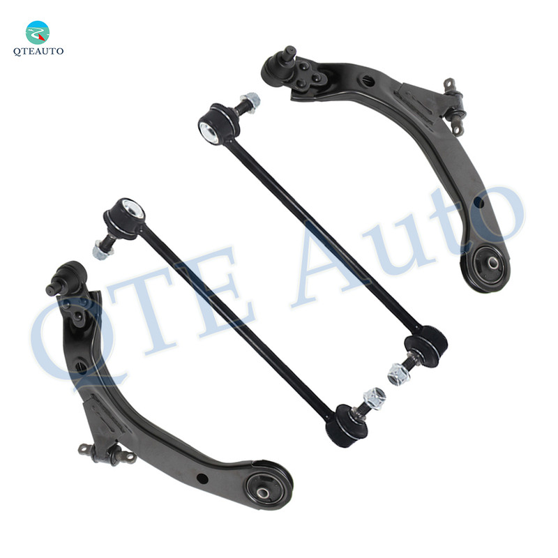 Set of 4 Front Lower Control Arm Ball Joint-Sway Bar Link For 2005 2006 Pontiac Pursuit
