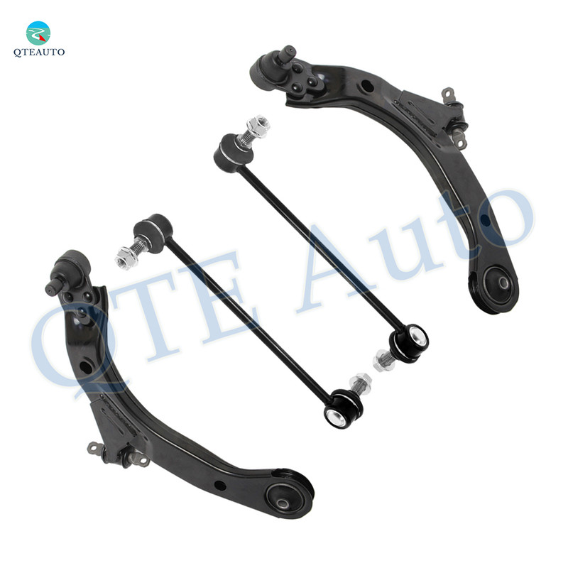 Set of 4 Front Lower Control Arm Ball Joint-Sway Bar Link For 2005-2008 Chevrolet Cobalt