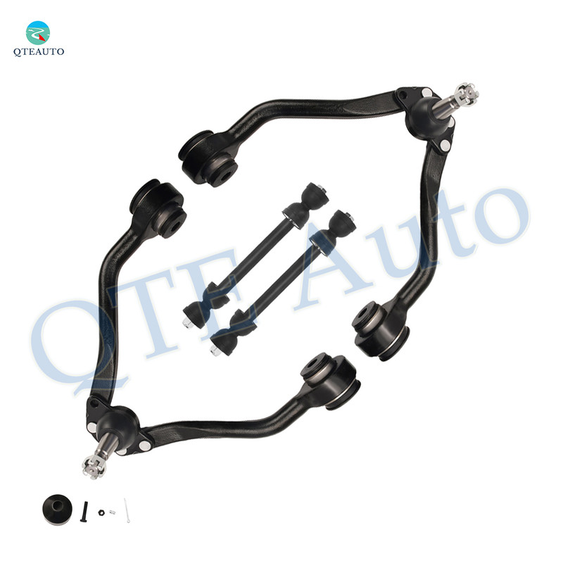 Set of 4 Front Upper Control Arm Ball Joint-Sway Bar Link Replacement For 1989-2000 GMC K3500