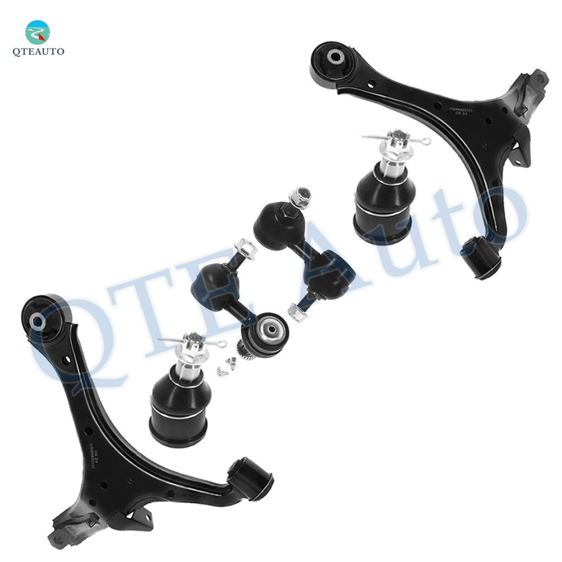 Set of 6 Front Lower Control Arm-Sway Bar Link-Suspension Ball Joint For 2003-2005 Honda Element