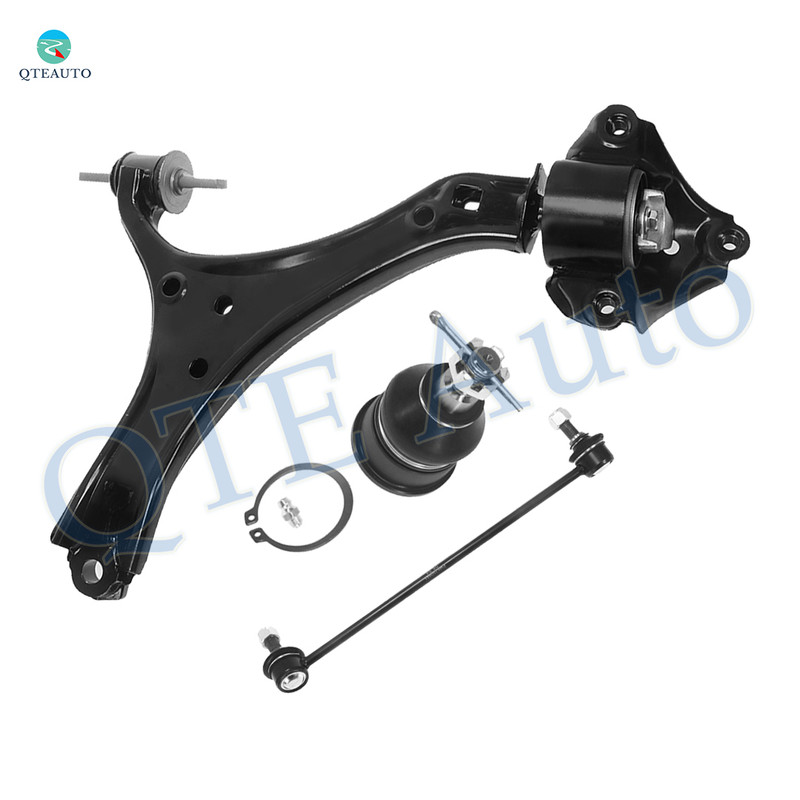 Set of 3 Front Left Lower Control Arm-Sway Bar Link-Suspension Ball Joint For 2015-2020 Acura TLX