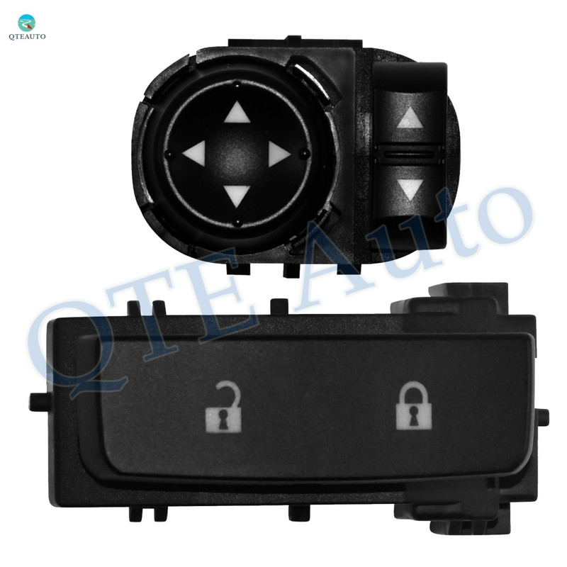 Front Left Power Mirror Switch-Door Lock Switch For 2007-2013 Chevrolet Silverado 3500