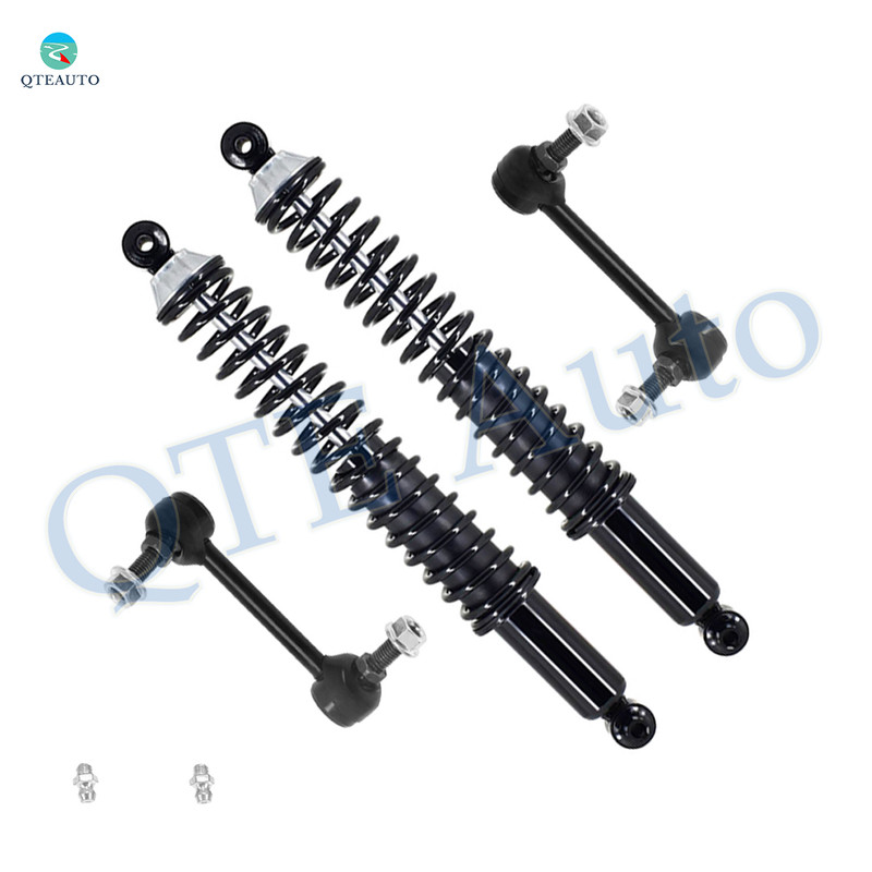 Set of 4 Rear Sway Bar Link-Complete Shock Absorber Kit For 2002-2009 GMC Envoy