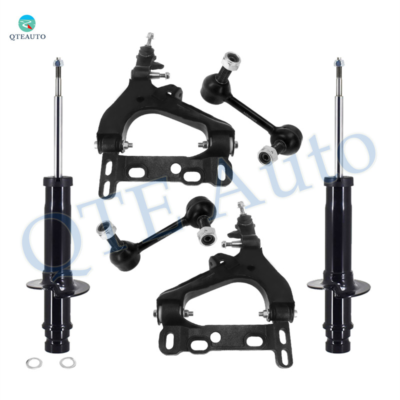 Set of 6 Front Lower Control Arm Ball Joint-Sway Bar Link-Suspension Strut Assembly For 2004-2006 GMC Envoy XL