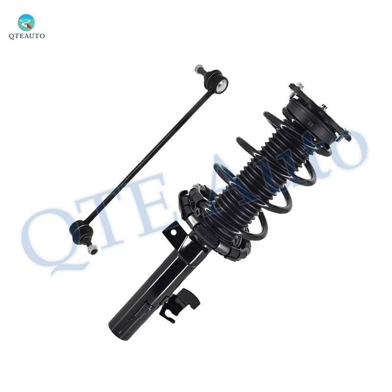 Front Left Sway Bar Link-Quick Complete Strut-Coil Spring Assembly For 2004-2009 Mazda 3