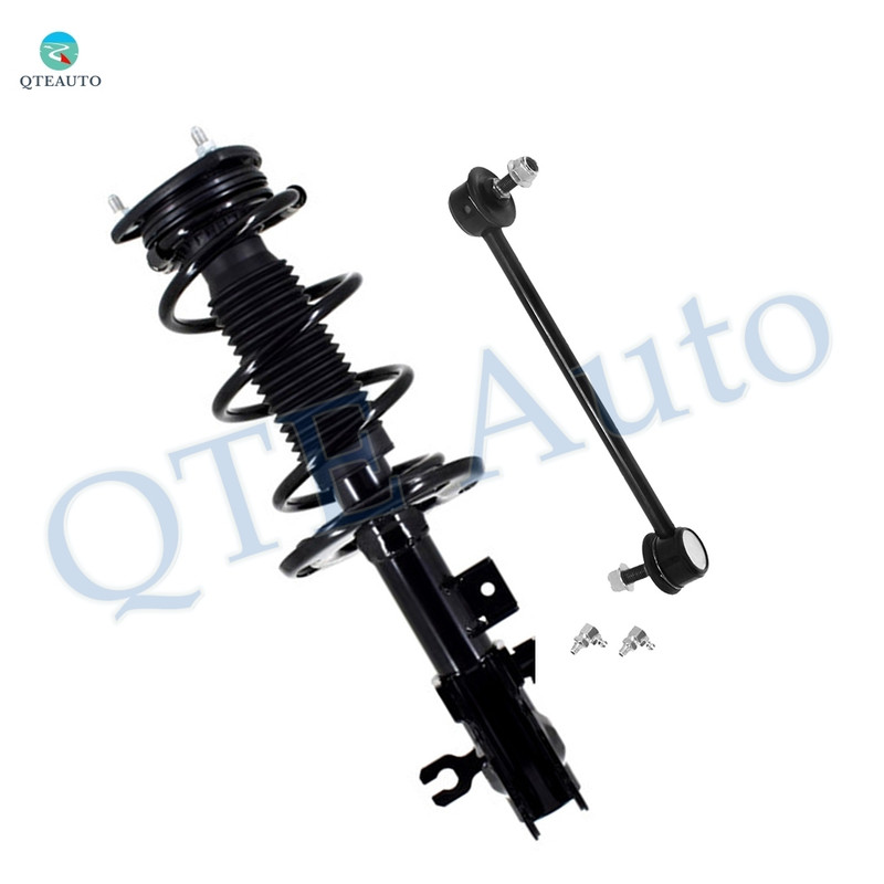 Front Left Sway Bar Link-Quick Complete Strut-Coil Spring Assembly For 2016-2021 Mazda CX-3