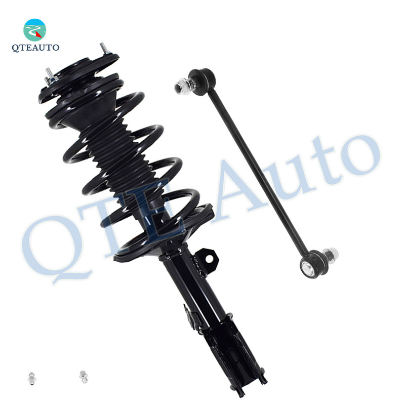 Front Left Sway Bar Link-Quick Complete Strut-Coil Spring Assembly For 2003-2008 Pontiac Vibe