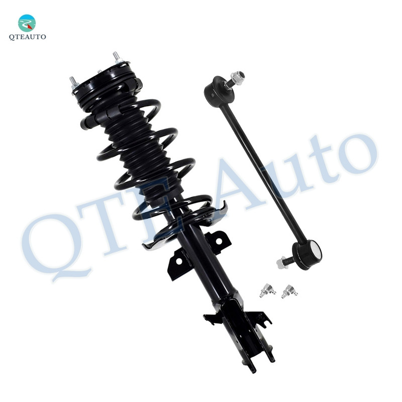 Front Right Sway Bar Link-Quick Complete Strut-Coil Spring Assembly For 2011-2014 Mazda 2