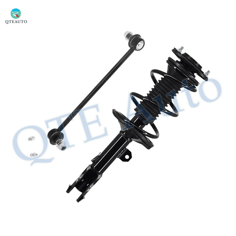 Front Left Sway Bar Link-Quick Complete Strut-Coil Spring Assembly Replacement For 2009-2013 Toyota Matrix