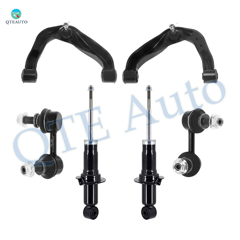 Set of 6 Front Upper Control Arm Ball Joint-Sway Bar Link-Suspension Strut Assembly For 2005-2012 Nissan Pathfinder