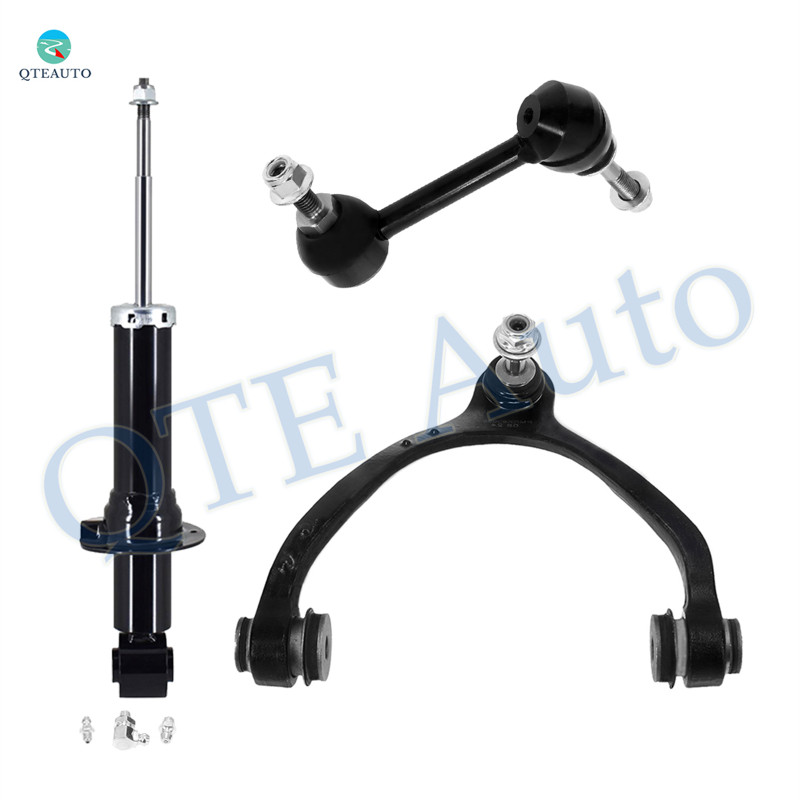 Set of 3 Front Left Upper Control Arm Ball Joint-Sway Bar Link-Suspension Strut Assembly For 2003 2004 Mercury Marauder