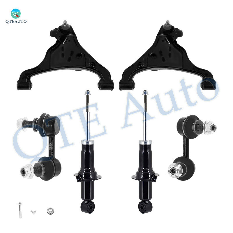 Set 6 Front Lower Control Arm Ball Joint-Sway Bar Link-Suspension Strut Assembly For 2005-2020 Nissan Frontier