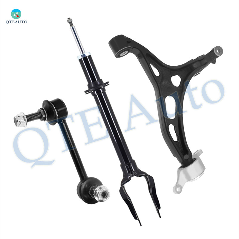 Set of 3 Front Right Lower Control Arm-Sway Bar Link-Suspension Strut Assembly For 2011-2015 Dodge Durango