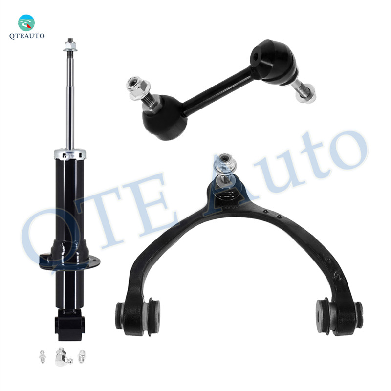 Set of 3 Front Right Upper Control Arm Ball Joint-Sway Bar Link-Suspension Strut Assembly For 2003-2011 Ford Crown Victoria Police Interceptor