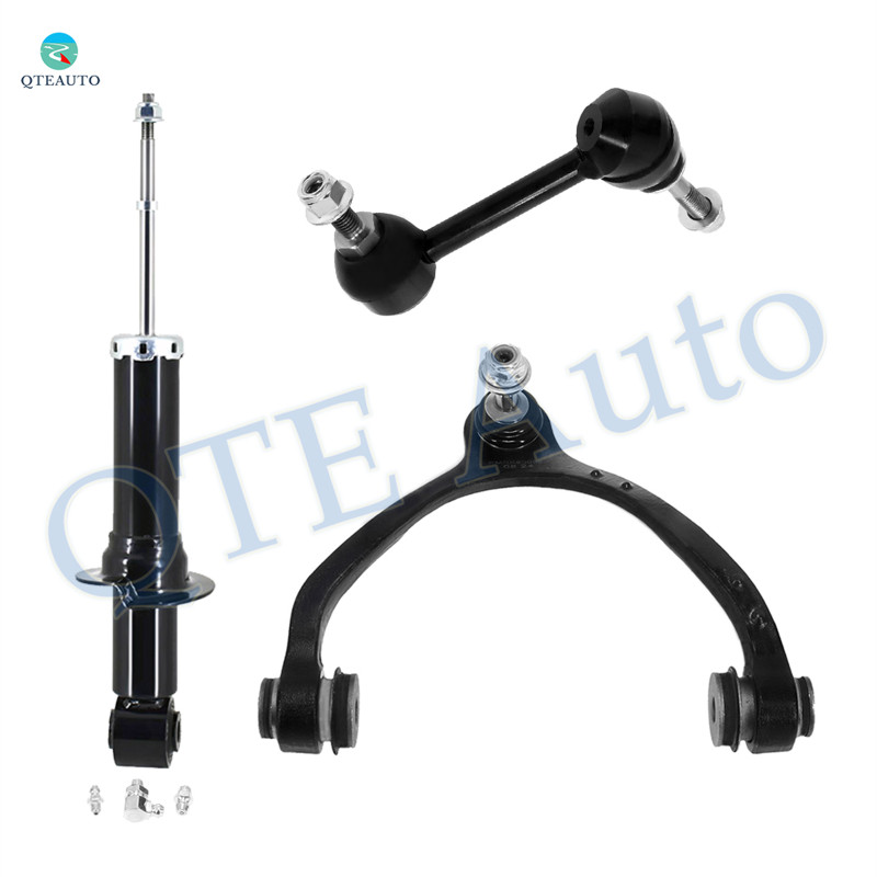 Set of 3 Front Right Upper Control Arm Ball Joint-Sway Bar Link-Suspension Strut Assembly For 2003-2011 Ford Crown Victoria