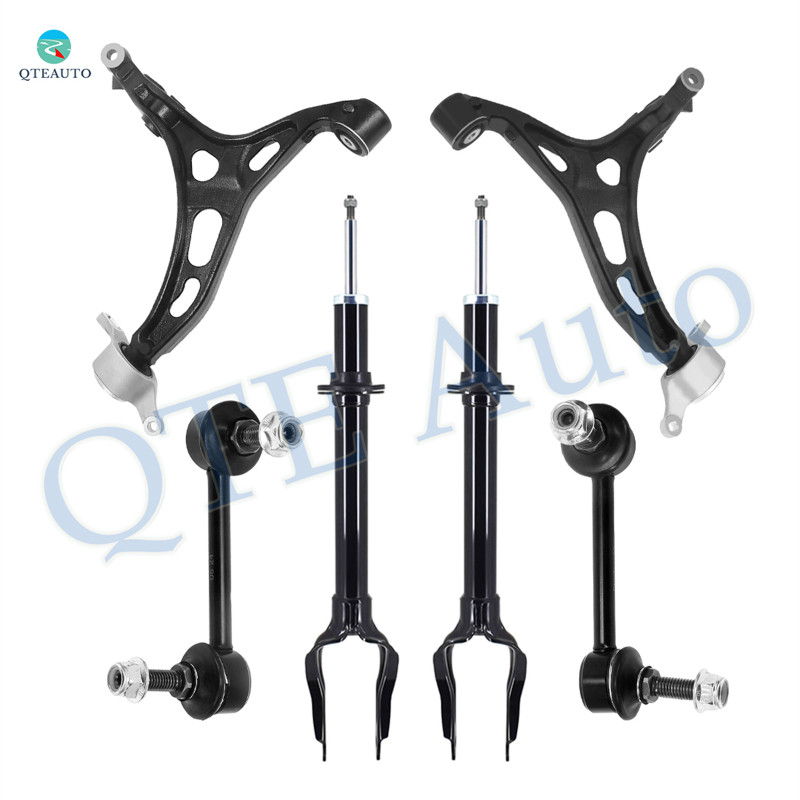 Set of 6 Front Lower Control Arm-Sway Bar Link-Suspension Strut Assembly For 2011-2015 Dodge Durango