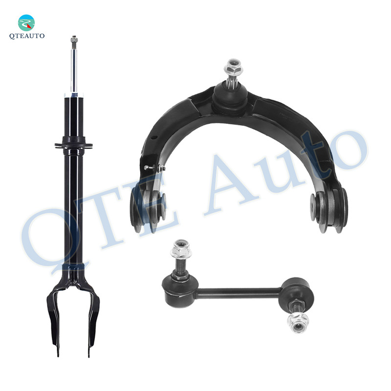 Set of 3 Front Left Upper Control Arm Ball Joint-Sway Bar Link-Suspension Strut Assembly For 2011-2015 Dodge Durango