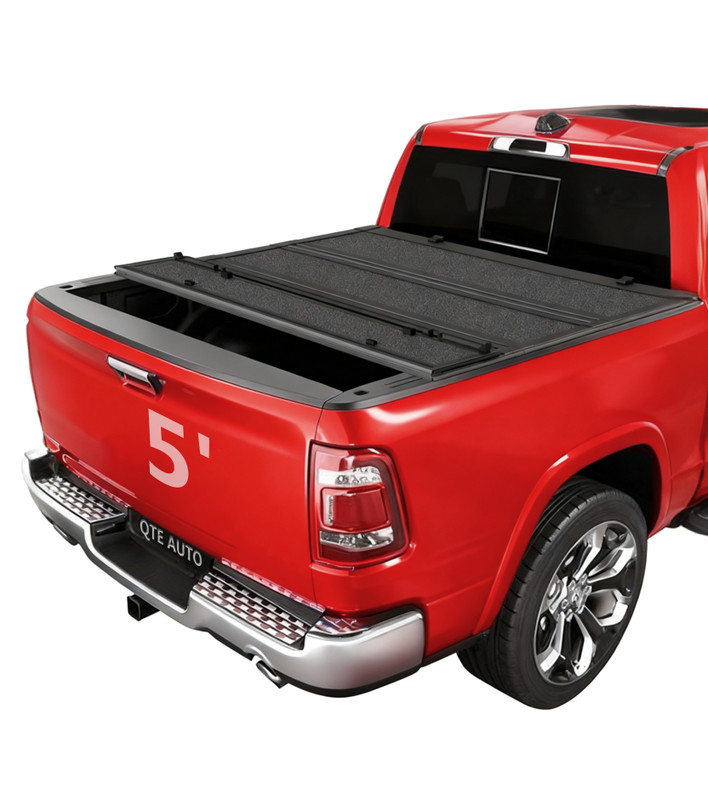 Hard Tri-Fold Flip Cover For 2024 2025 Toyota Tacoma 5' (60") Bed