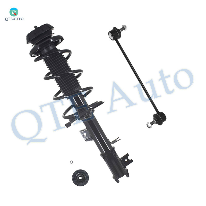 Front Right Sway Bar Link-Quick Complete Strut-Coil Spring Assembly For 2008-2013 Suzuki SX4