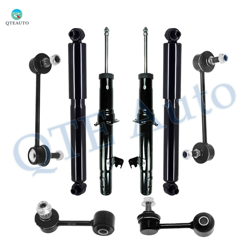 Set of 8 Front Sway Bar Link-Suspension Strut Assembly-Rear Sway Bar Link-Shock Absorber For 2007-2009 Ford Fusion