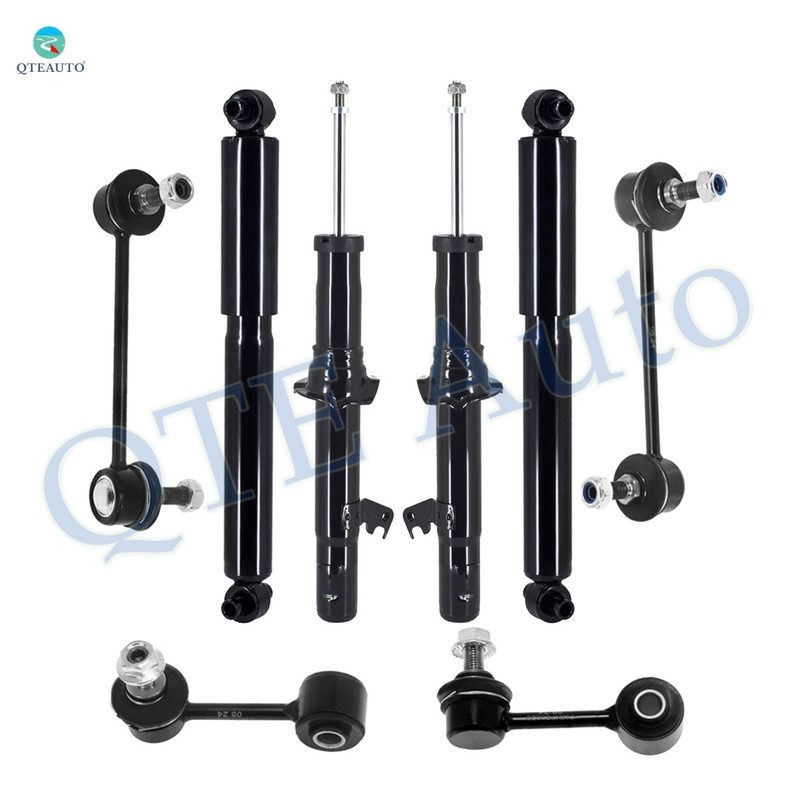 Set of 8 Front Sway Bar Link-Suspension Strut Assembly-Rear Sway Bar Link-Shock Absorber For 2007-2009 Ford Fusion