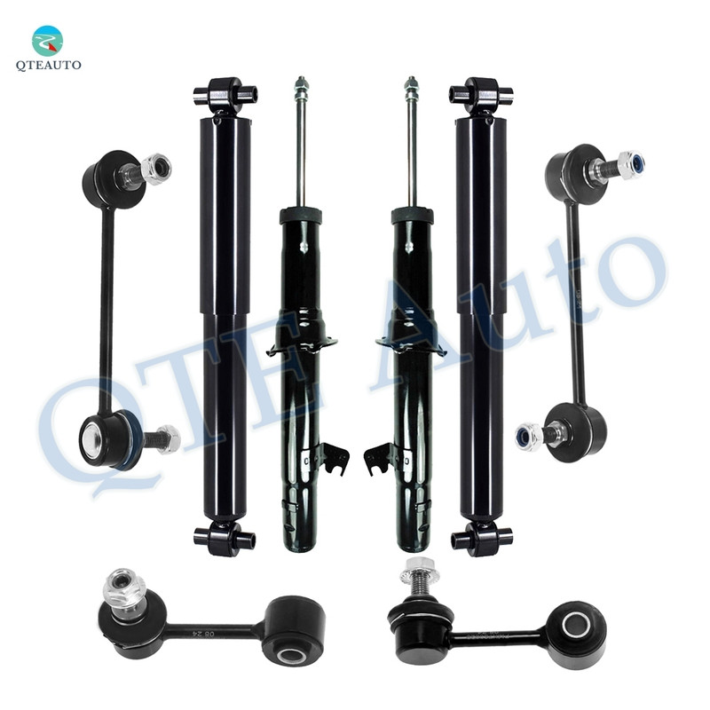 Set of 8 Front Sway Bar Link-Suspension Strut Assembly-Rear Sway Bar Link-Shock Absorber For 2006-2009 Ford Fusion