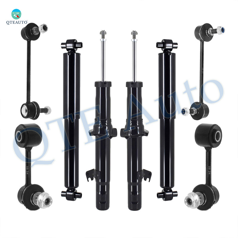 Set of 8 Front Sway Bar Link-Suspension Strut Assembly-Rear Sway Bar Link-Shock Absorber For 2006-2009 Ford Fusion